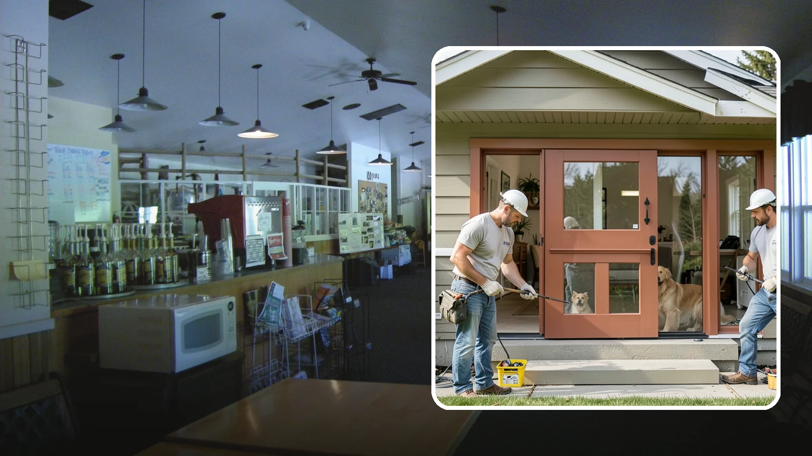 Dutch Door Installation in Black Diamond, King County, WA - A charming Dutch door that splits top and bottom to let in light and air while keeping little ones or pets contained.