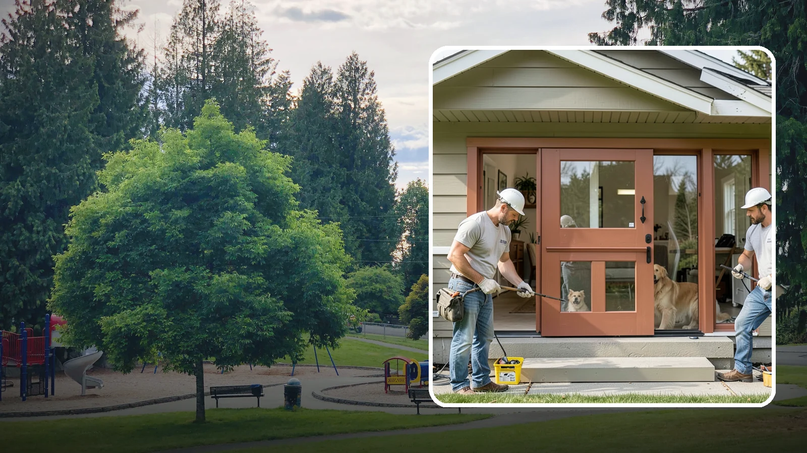 Dutch Door Installation in Bonney Lake, Pierce County, WA - A charming Dutch door that splits top and bottom to let in light and air while keeping little ones or pets contained.