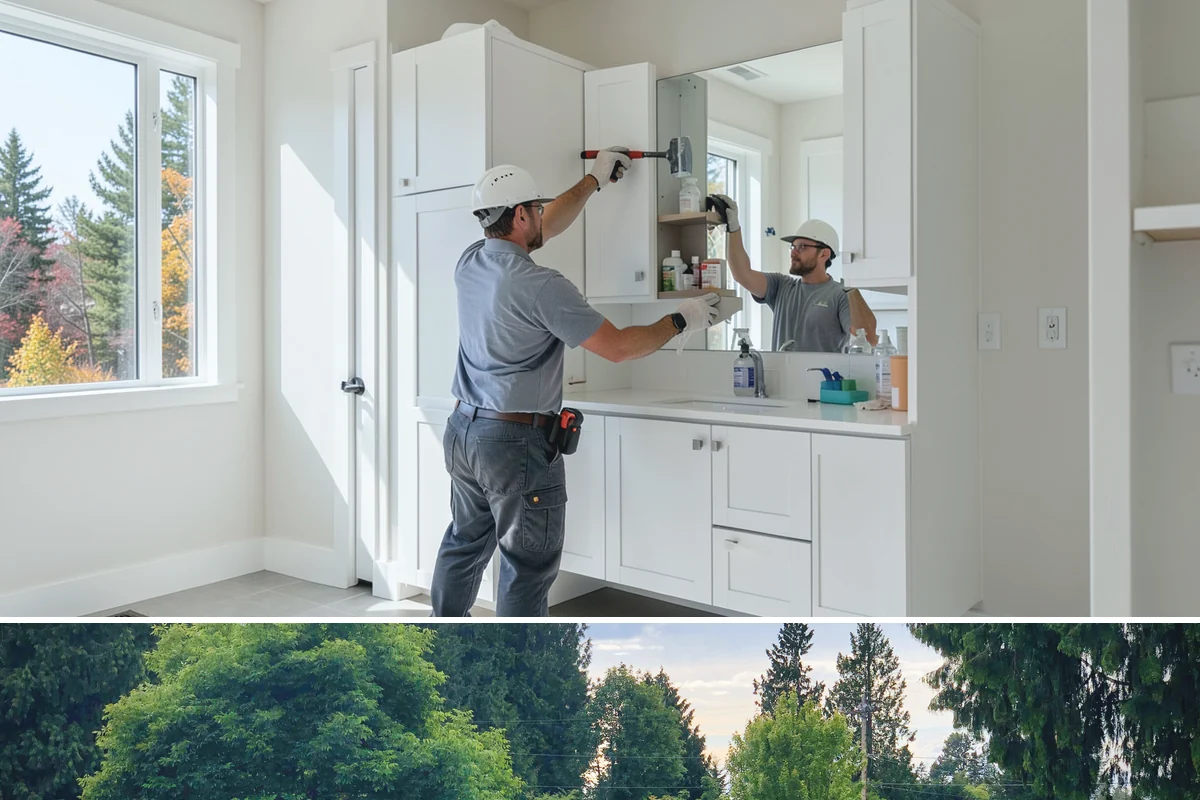 Dutch Door Installation in Bonney Lake, Pierce County, WA - Exterior Dutch doors are best hung in drier months, while interior ones fit any season.