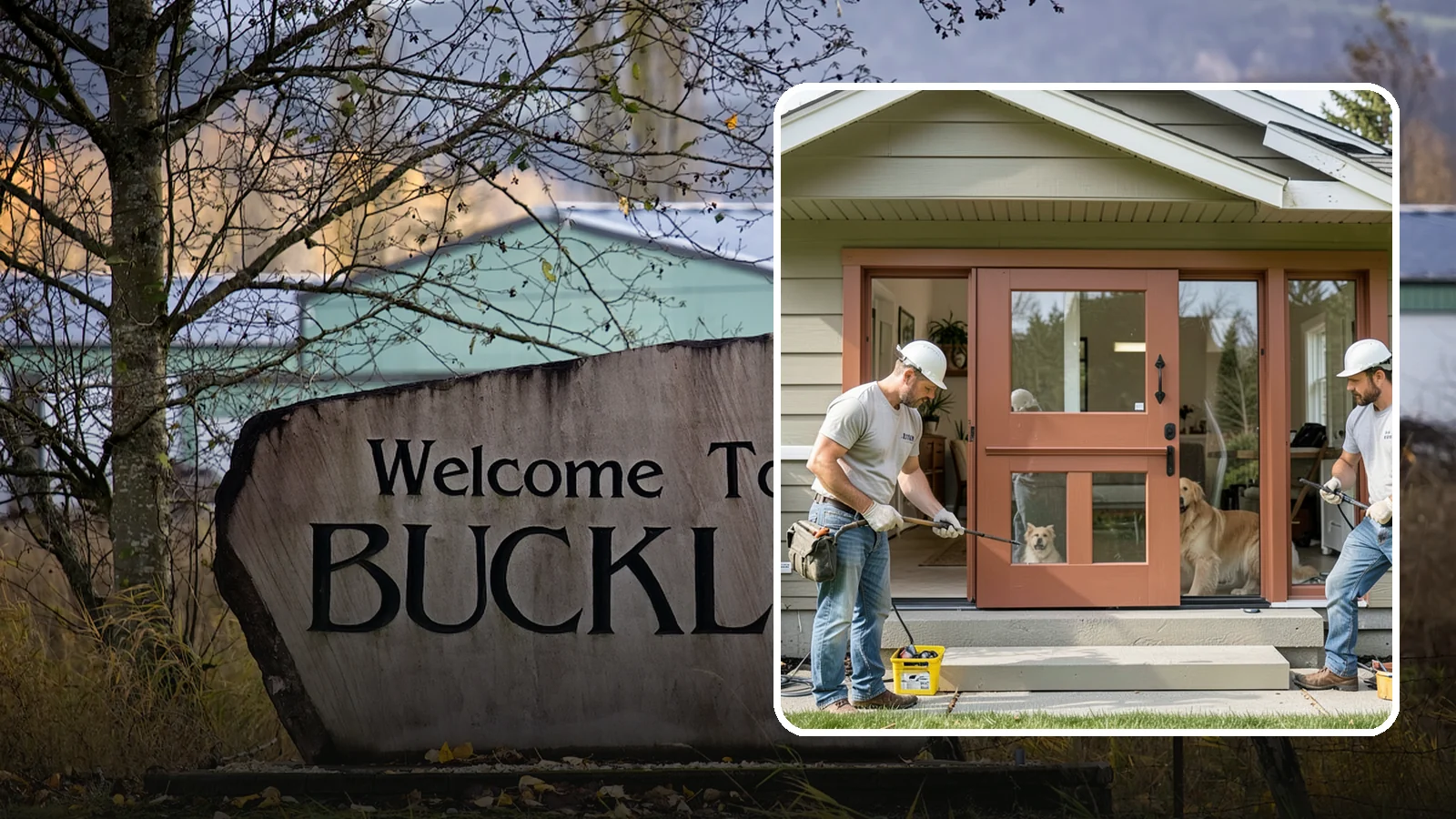Dutch Door Installation in Buckley, Pierce County, WA - A charming Dutch door that splits top and bottom to let in light and air while keeping little ones or pets contained.