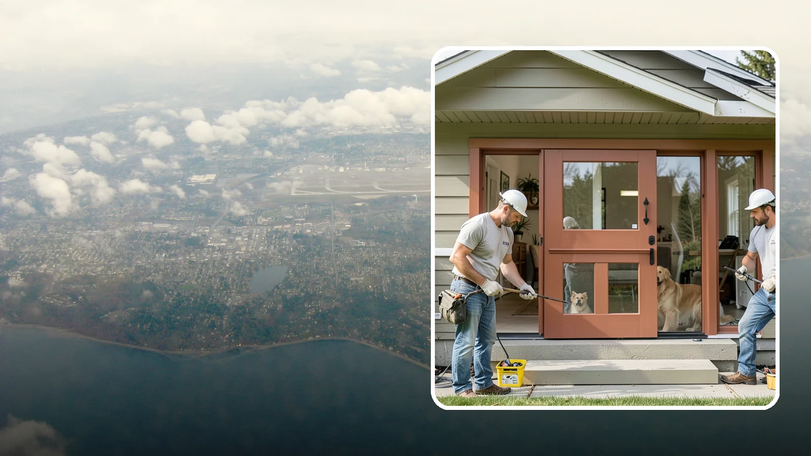 Dutch Door Installation in Burien, King County, WA - A charming Dutch door that splits top and bottom to let in light and air while keeping little ones or pets contained.