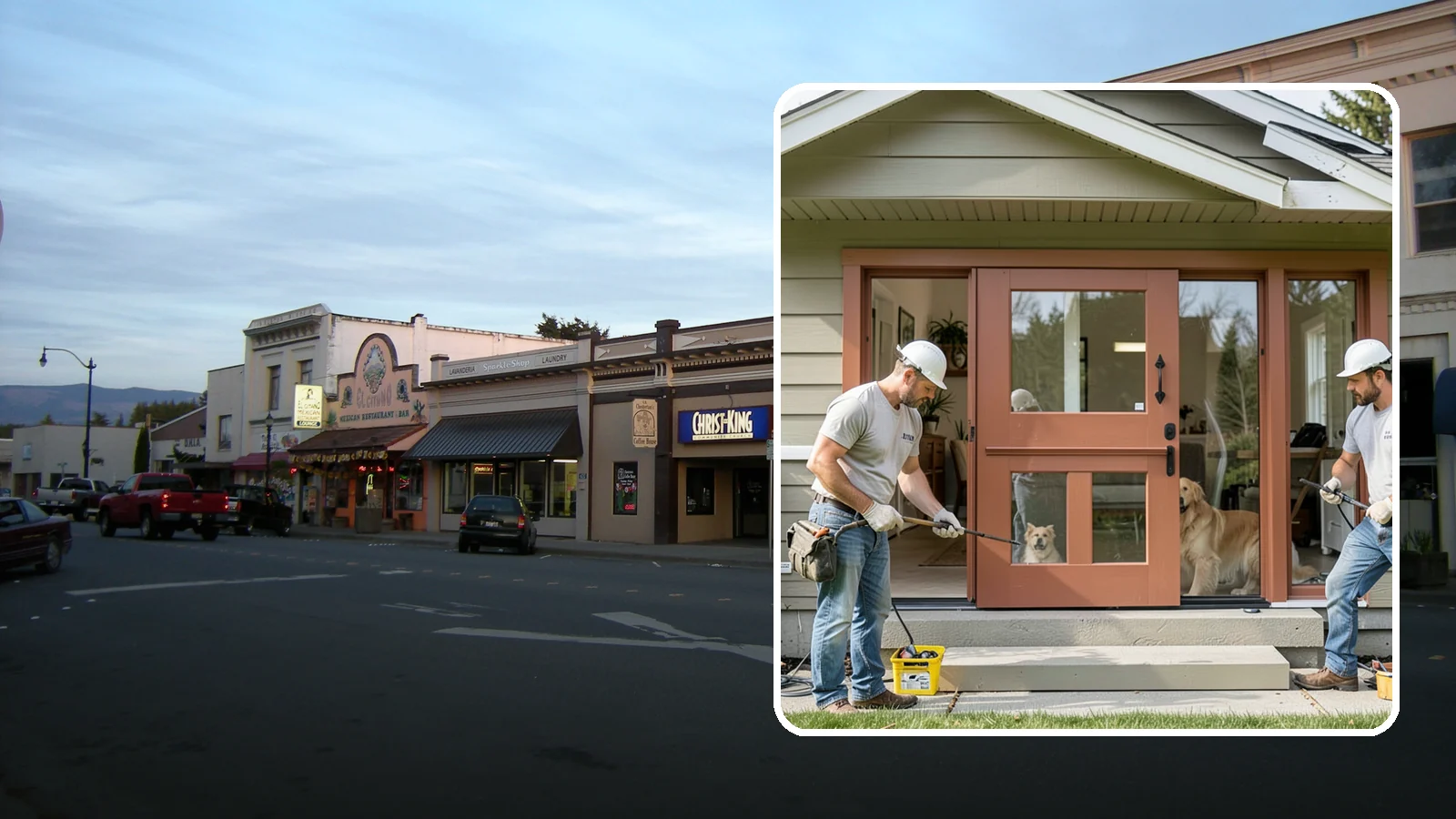 Dutch Door Installation in Burlington, Skagit County, WA - A charming Dutch door that splits top and bottom to let in light and air while keeping little ones or pets contained.