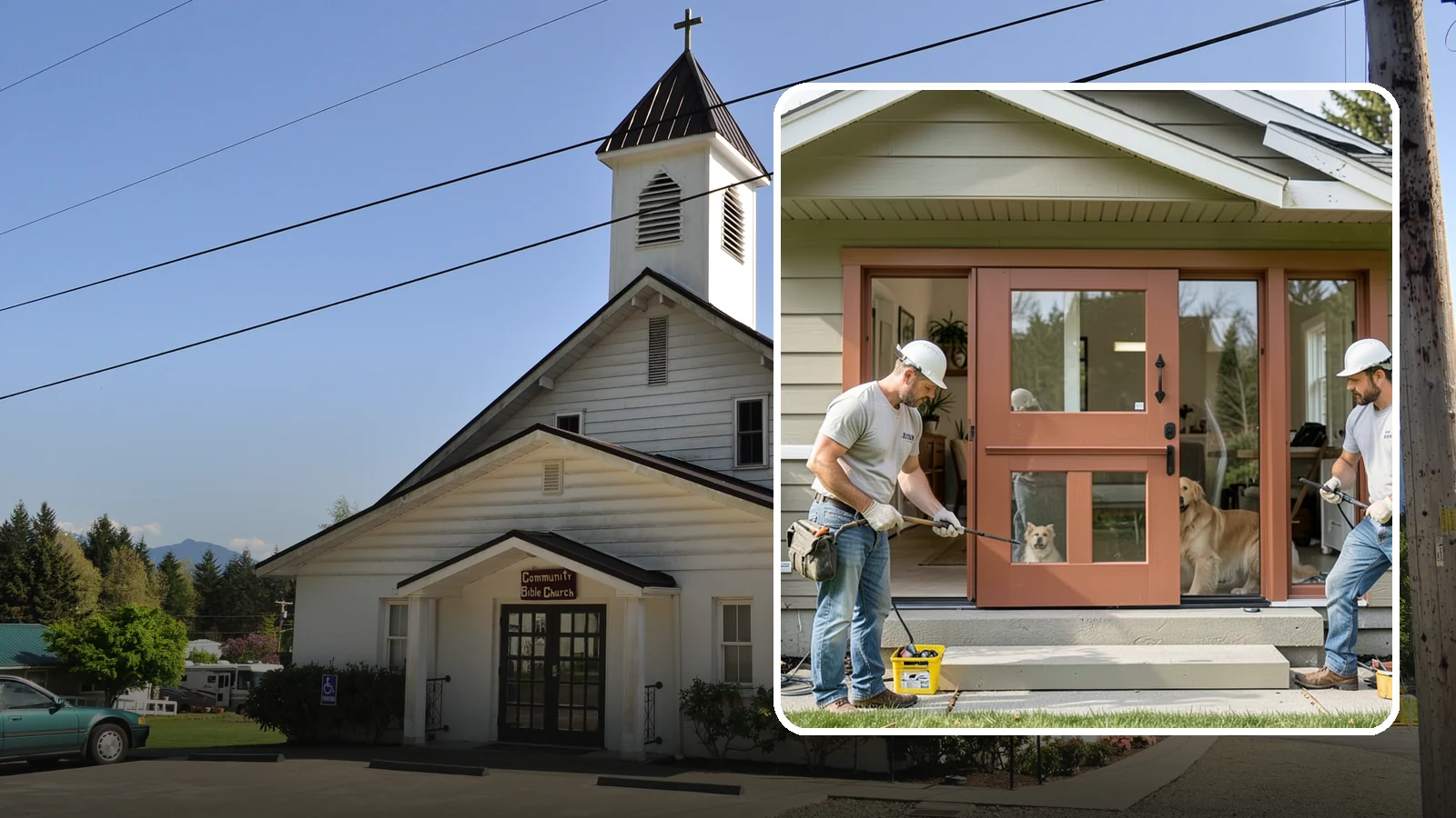 Dutch Door Installation in Concrete, Skagit County, WA - A charming Dutch door that splits top and bottom to let in light and air while keeping little ones or pets contained.
