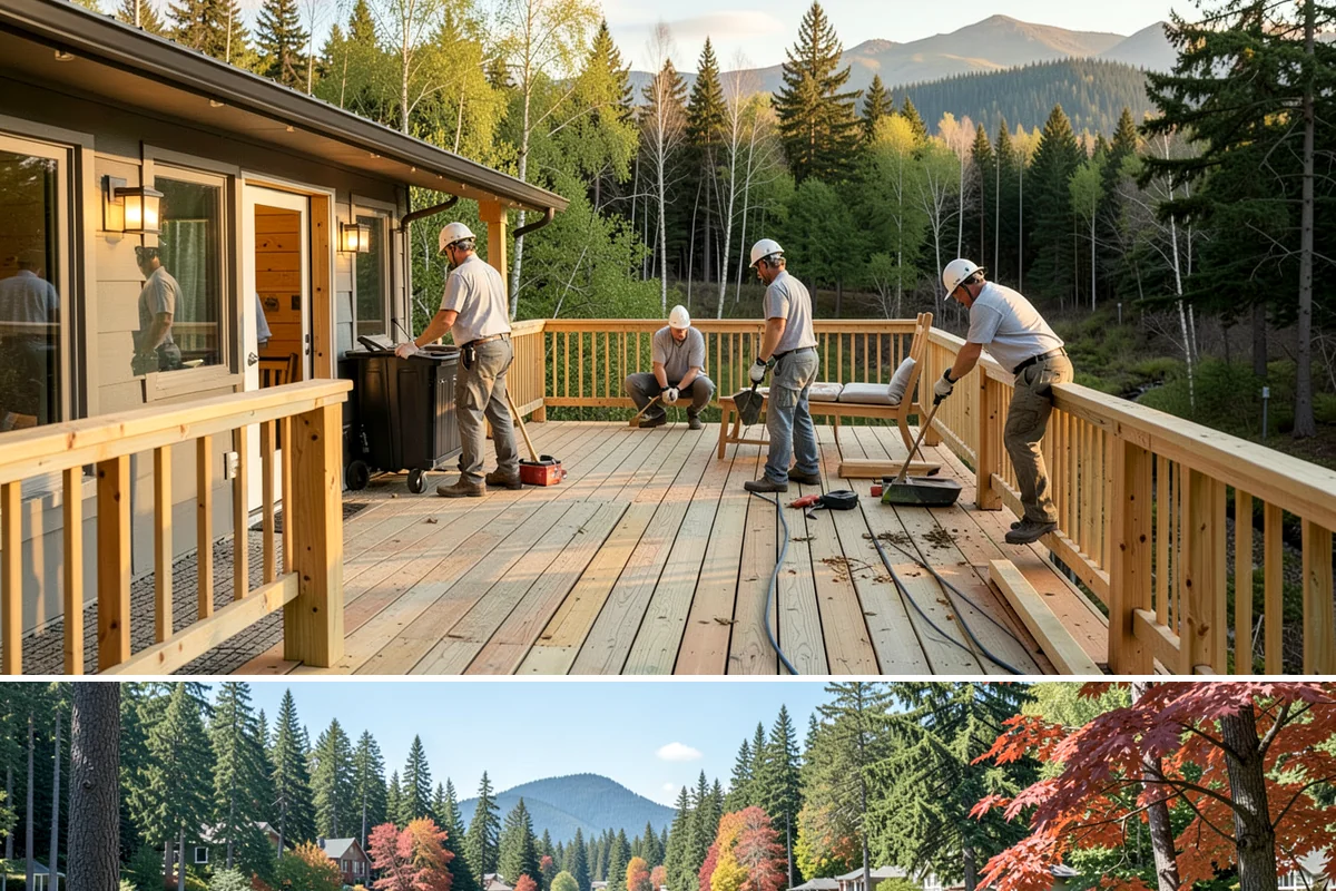 Dutch Door Installation in Covington, King County, WA - Exterior Dutch doors are best hung in drier months, while interior ones fit any season.