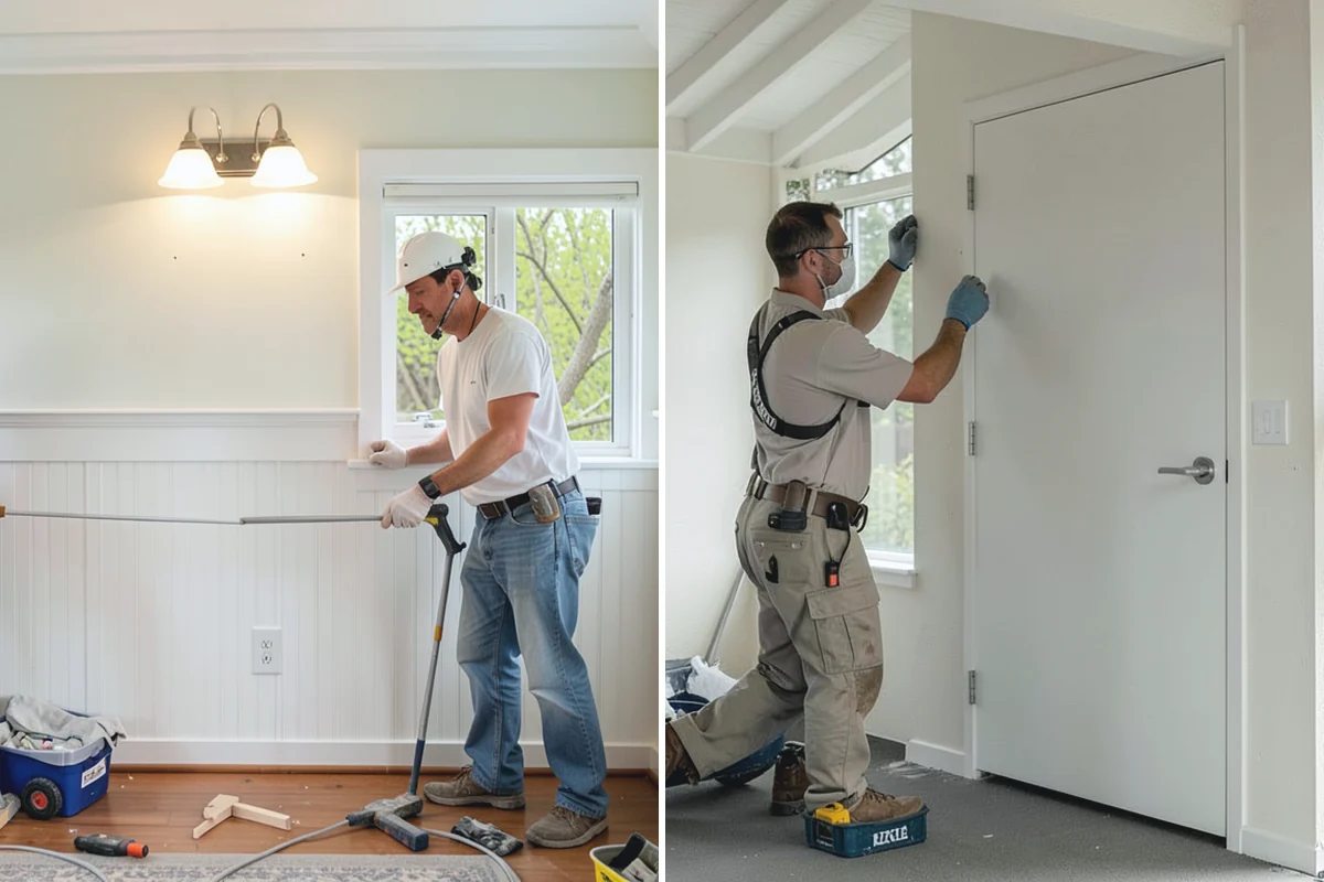 Dutch Door Installation in Darrington, Snohomish County, WA - Confirm the opening suits a two-piece door and swing