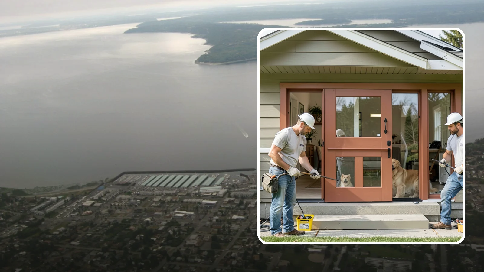 Dutch Door Installation in Des Moines, King County, WA - A charming Dutch door that splits top and bottom to let in light and air while keeping little ones or pets contained.