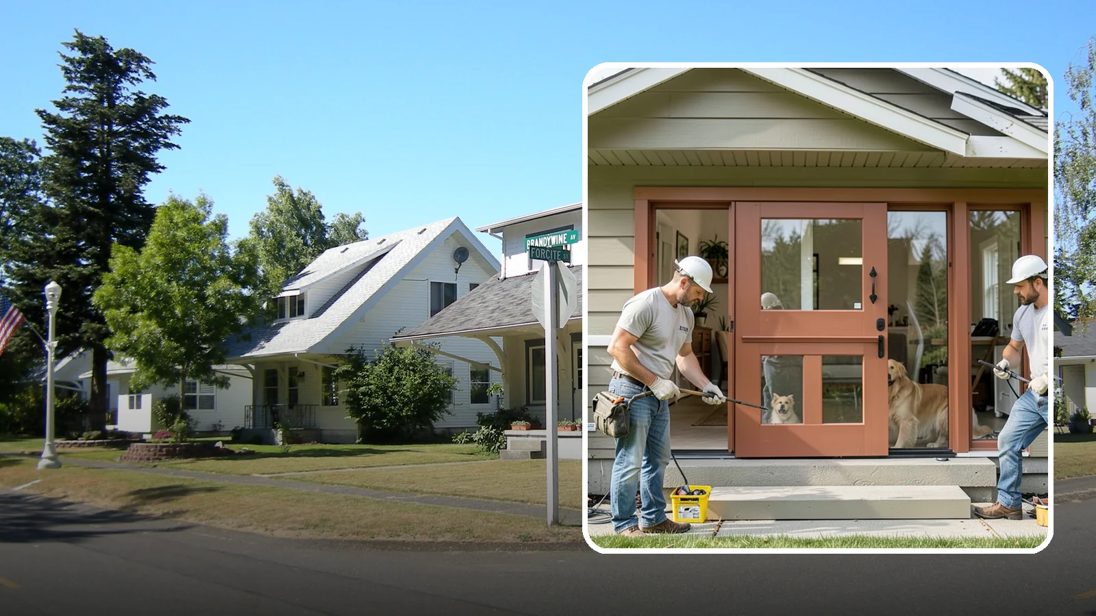 Dutch Door Installation in DuPont, Pierce County, WA - A charming Dutch door that splits top and bottom to let in light and air while keeping little ones or pets contained.