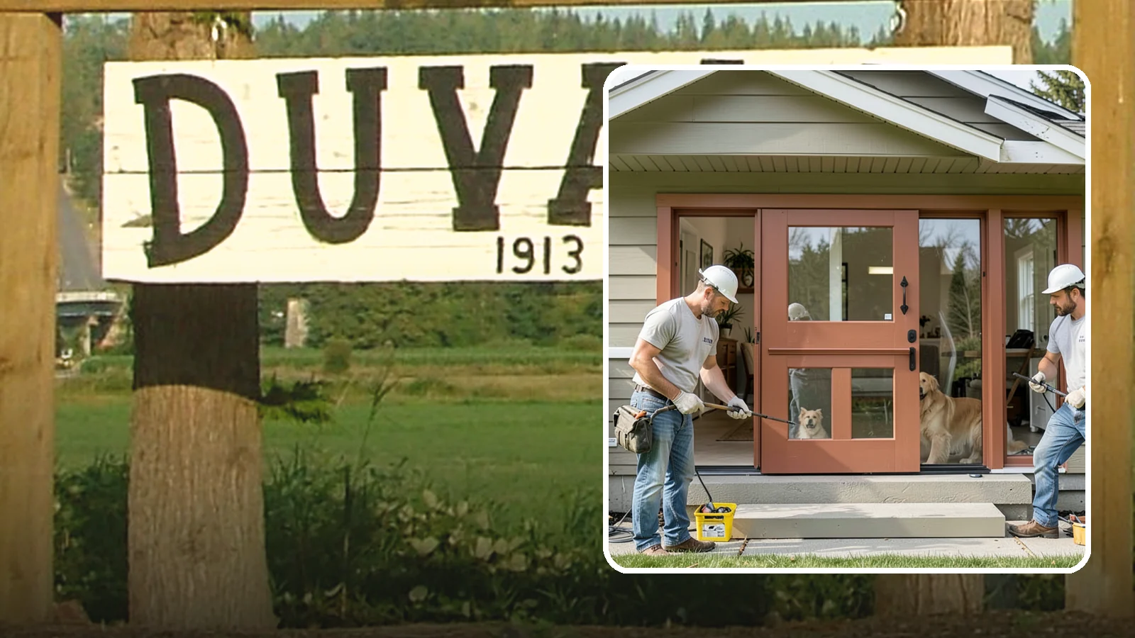 Dutch Door Installation in Duvall, King County, WA - A charming Dutch door that splits top and bottom to let in light and air while keeping little ones or pets contained.