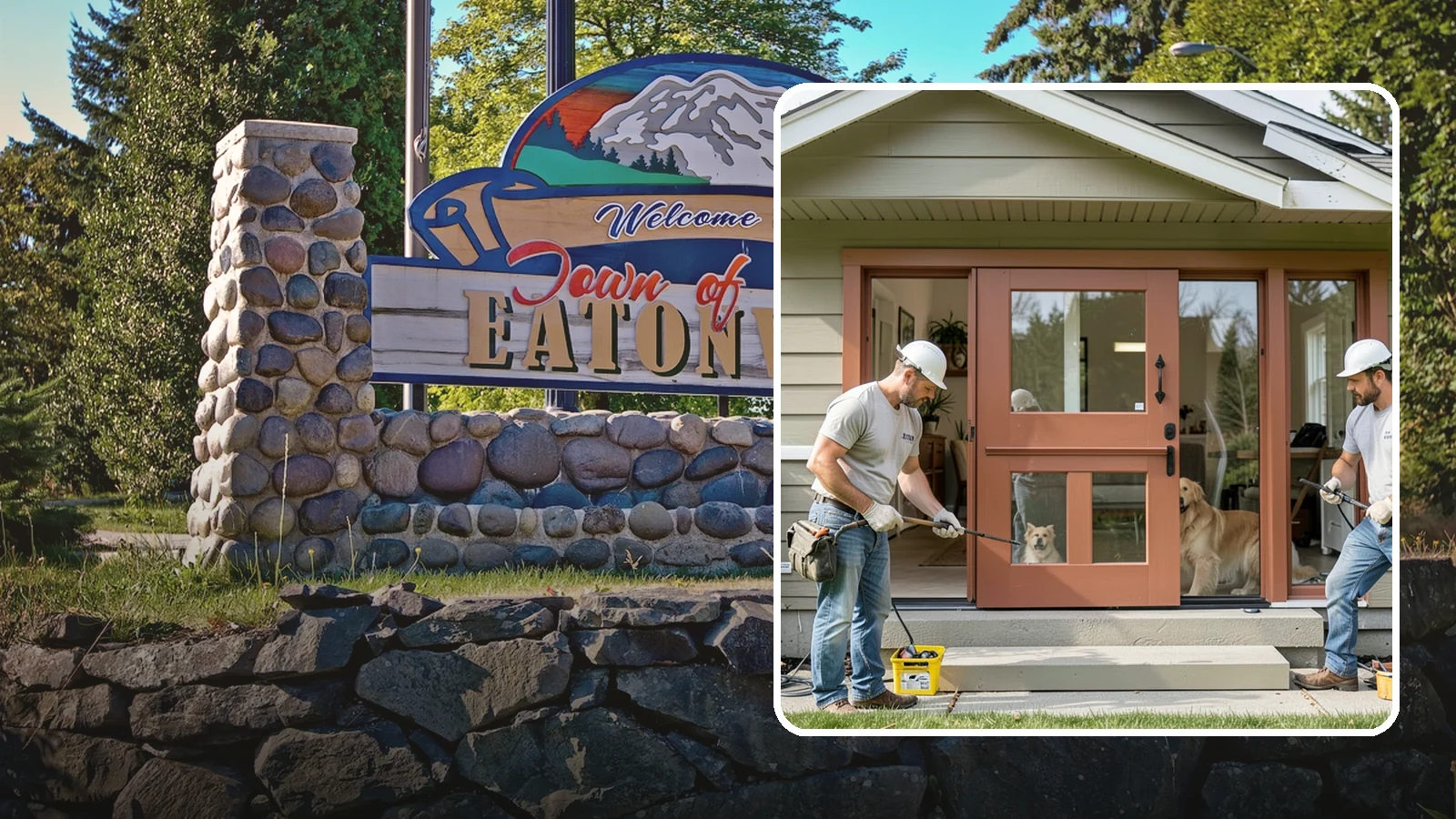 Dutch Door Installation in Eatonville, Pierce County, WA - A charming Dutch door that splits top and bottom to let in light and air while keeping little ones or pets contained.