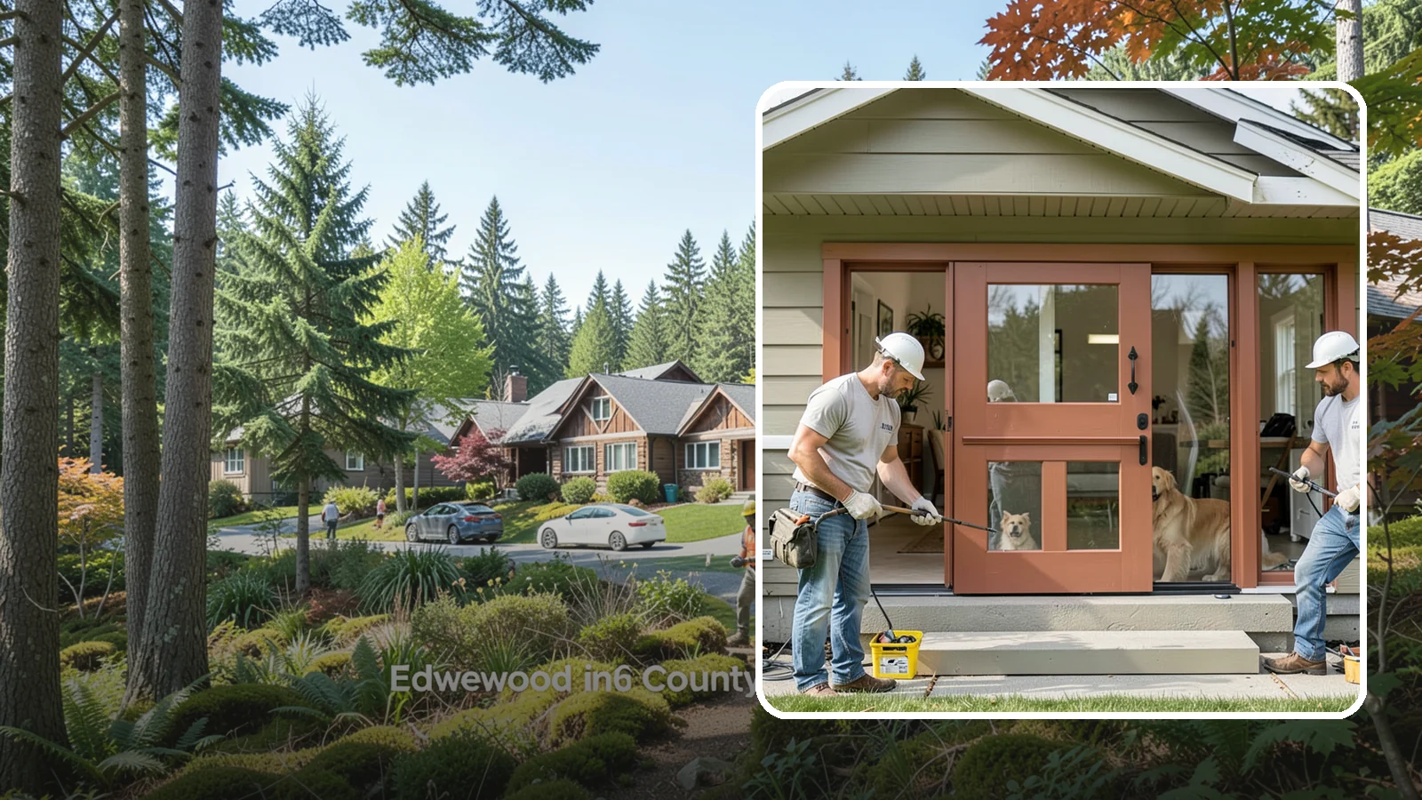 Dutch Door Installation in Edgewood, Pierce County, WA - A charming Dutch door that splits top and bottom to let in light and air while keeping little ones or pets contained.