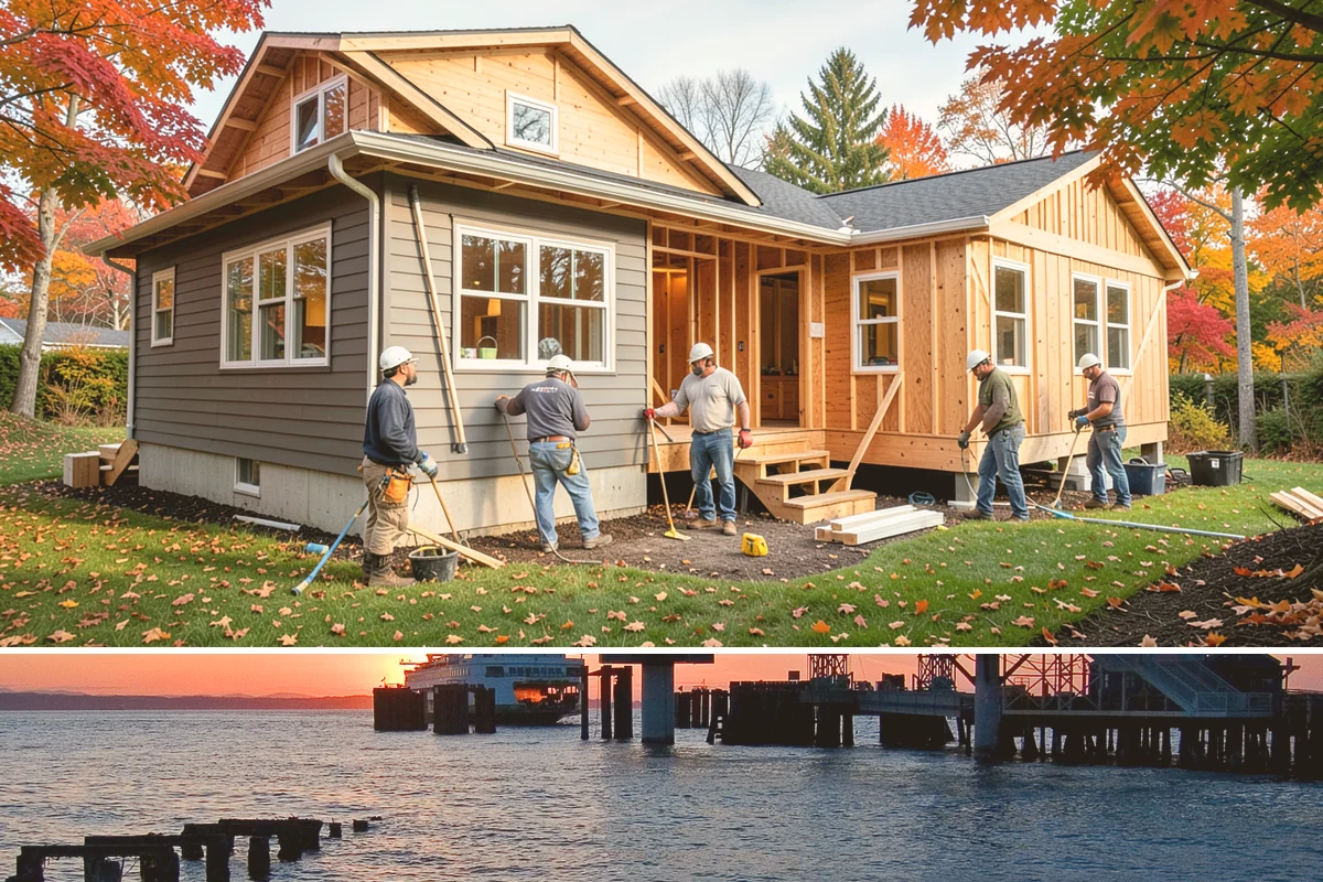 Dutch Door Installation in Edmonds, Snohomish County, WA - Exterior Dutch doors are best hung in drier months, while interior ones fit any season.