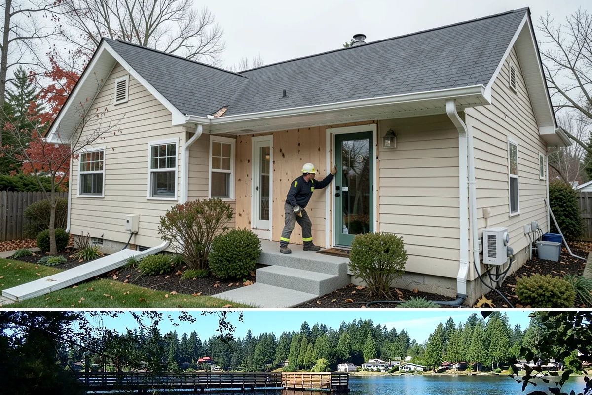 Dutch Door Installation in Federal Way, King County, WA - Exterior Dutch doors are best hung in drier months, while interior ones fit any season.