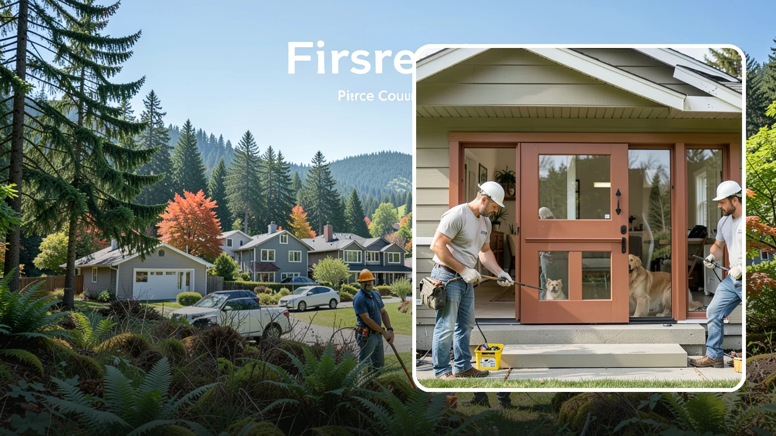 Dutch Door Installation in Fircrest, Pierce County, WA - A charming Dutch door that splits top and bottom to let in light and air while keeping little ones or pets contained.
