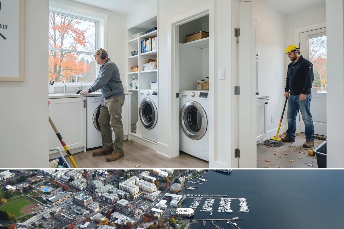 Dutch Door Installation in Kirkland, King County, WA - Exterior Dutch doors are best hung in drier months, while interior ones fit any season.