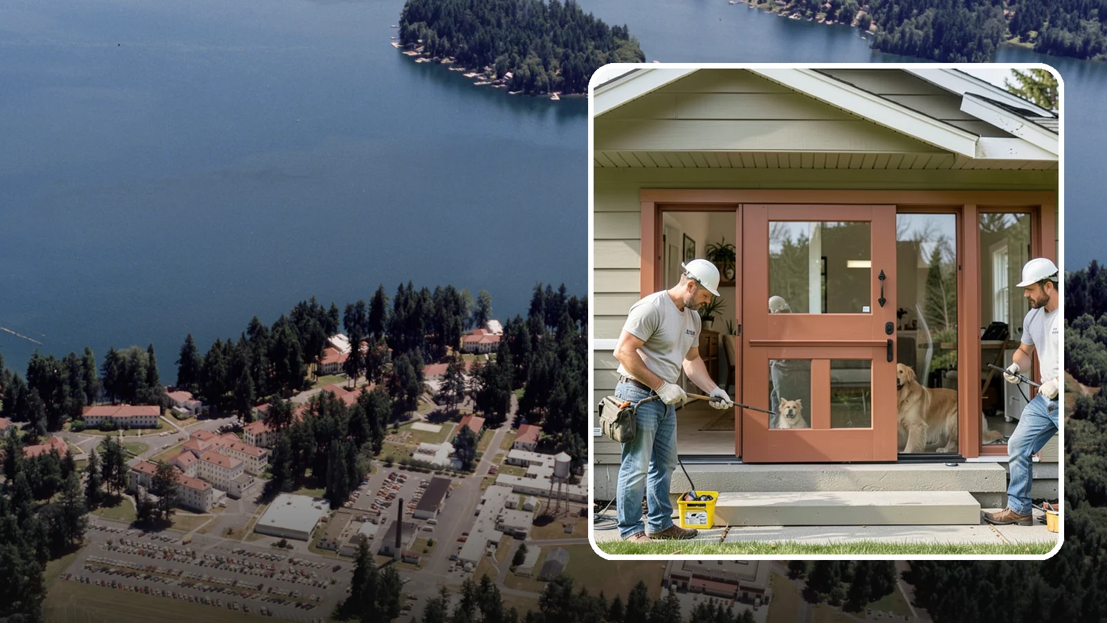 Dutch Door Installation in Lakewood, Pierce County, WA - A charming Dutch door that splits top and bottom to let in light and air while keeping little ones or pets contained.