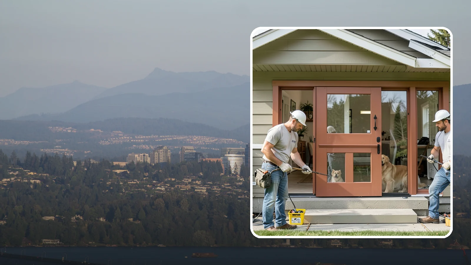 Dutch Door Installation in Medina, King County, WA - A charming Dutch door that splits top and bottom to let in light and air while keeping little ones or pets contained.