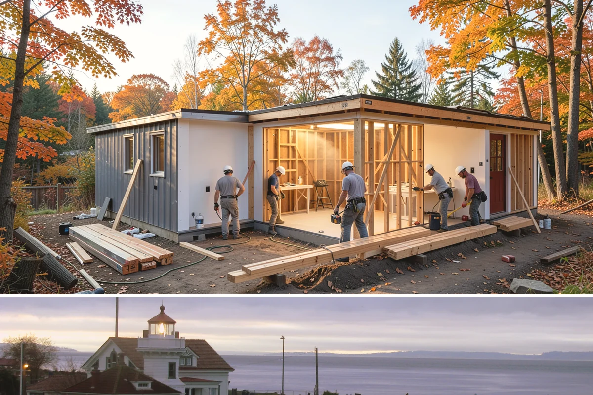 Dutch Door Installation in Mukilteo, Snohomish County, WA - Exterior Dutch doors are best hung in drier months, while interior ones fit any season.