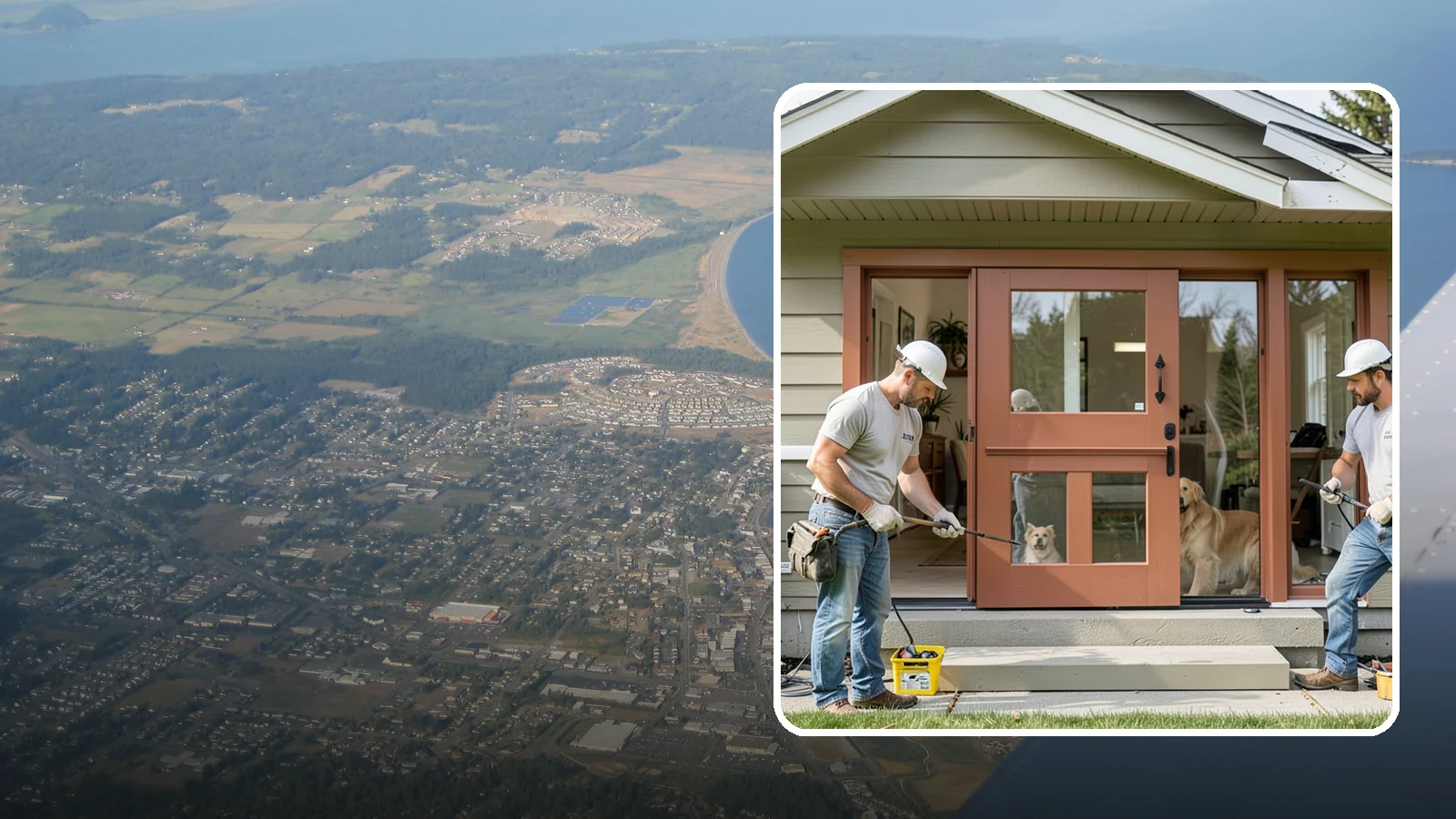 Dutch Door Installation in Oak Harbor, Island County, WA - A charming Dutch door that splits top and bottom to let in light and air while keeping little ones or pets contained.
