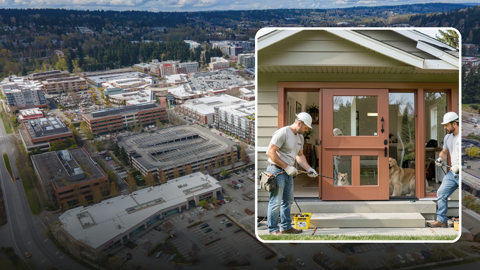 Dutch Door Installation in Redmond, King County, WA - A charming Dutch door that splits top and bottom to let in light and air while keeping little ones or pets contained.