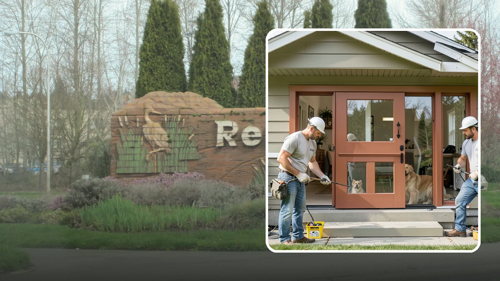 Dutch Door Installation in Renton, King County, WA - A charming Dutch door that splits top and bottom to let in light and air while keeping little ones or pets contained.