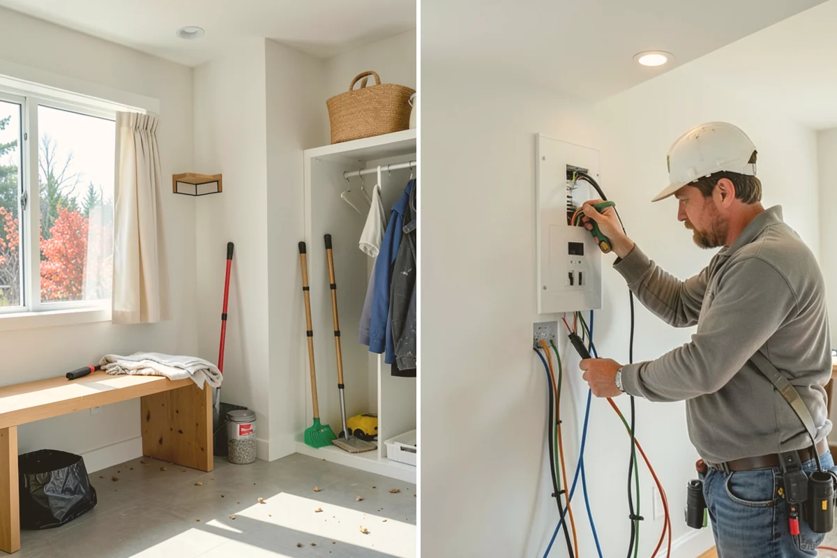 Dutch Door Installation in Sammamish, King County, WA - Confirm the opening suits a two-piece door and swing