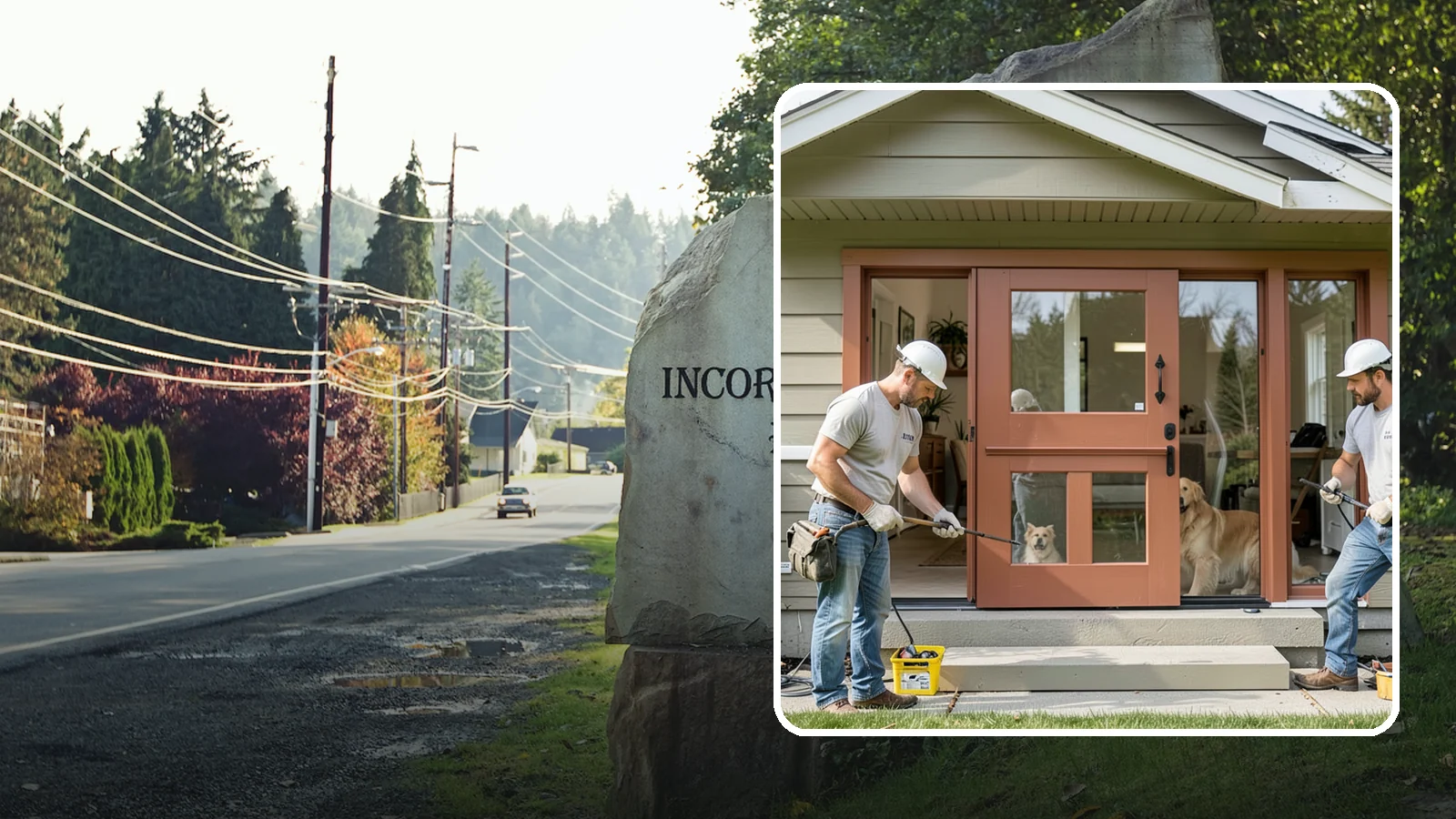 Dutch Door Installation in Wilkeson, Pierce County, WA - A charming Dutch door that splits top and bottom to let in light and air while keeping little ones or pets contained.