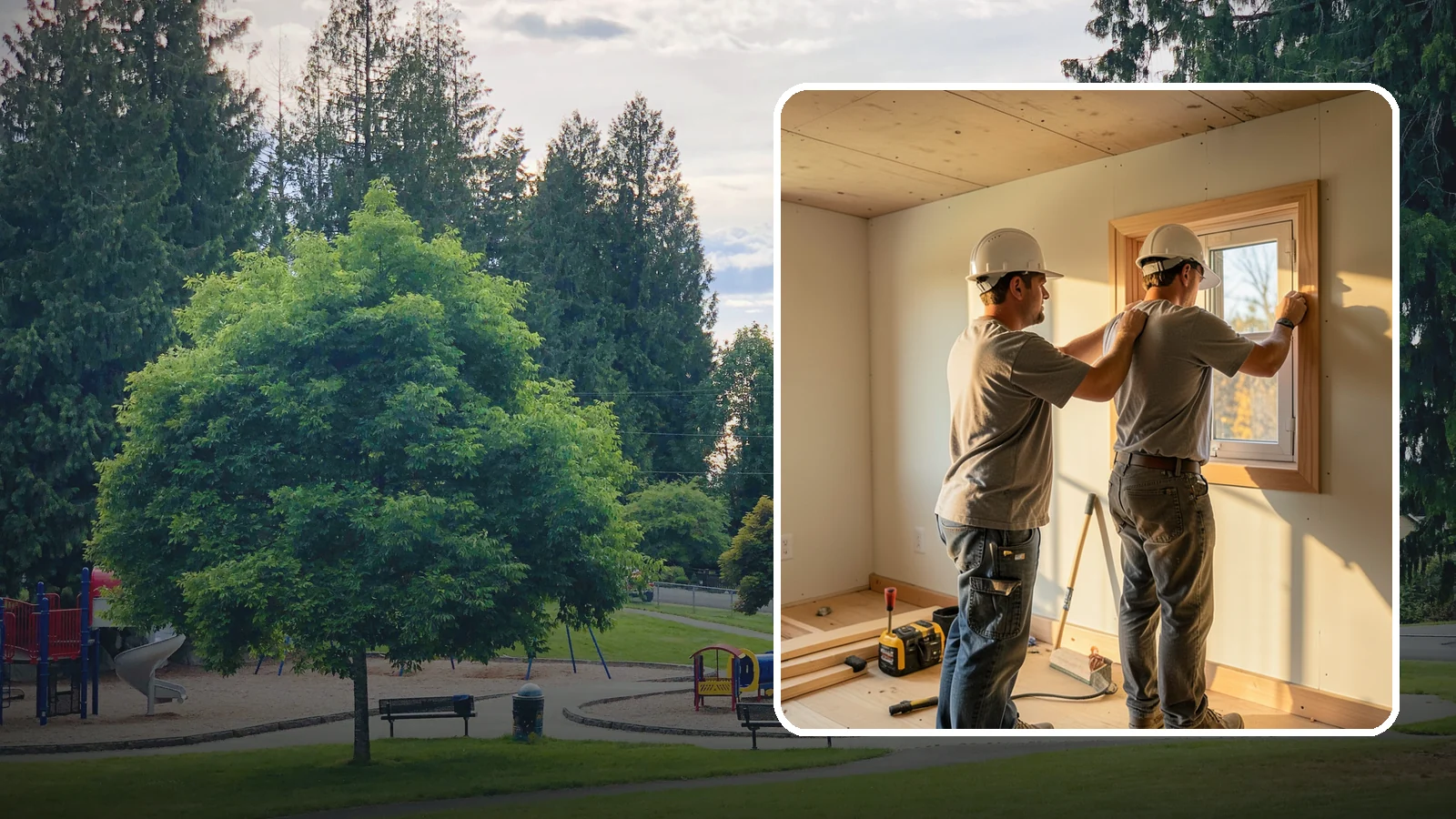Egress Window Installation in Bonney Lake, Pierce County, WA - Installing code-compliant egress windows that provide a safe exit and legal bedroom light in basements and lower levels.