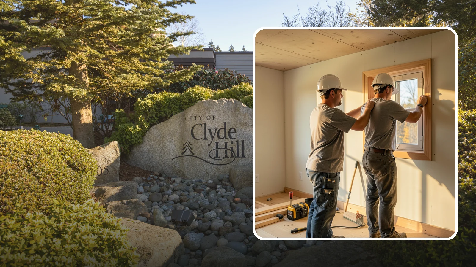 Egress Window Installation in Clyde Hill, King County, WA - Installing code-compliant egress windows that provide a safe exit and legal bedroom light in basements and lower levels.