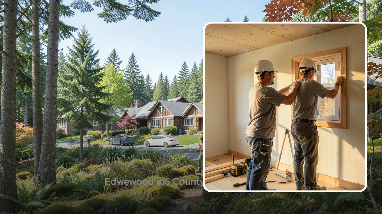 Egress Window Installation in Edgewood, Pierce County, WA - Installing code-compliant egress windows that provide a safe exit and legal bedroom light in basements and lower levels.