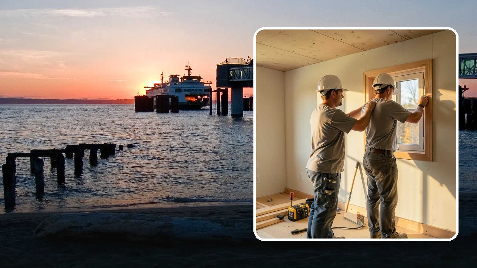 Egress Window Installation in Edmonds, Snohomish County, WA - Installing code-compliant egress windows that provide a safe exit and legal bedroom light in basements and lower levels.
