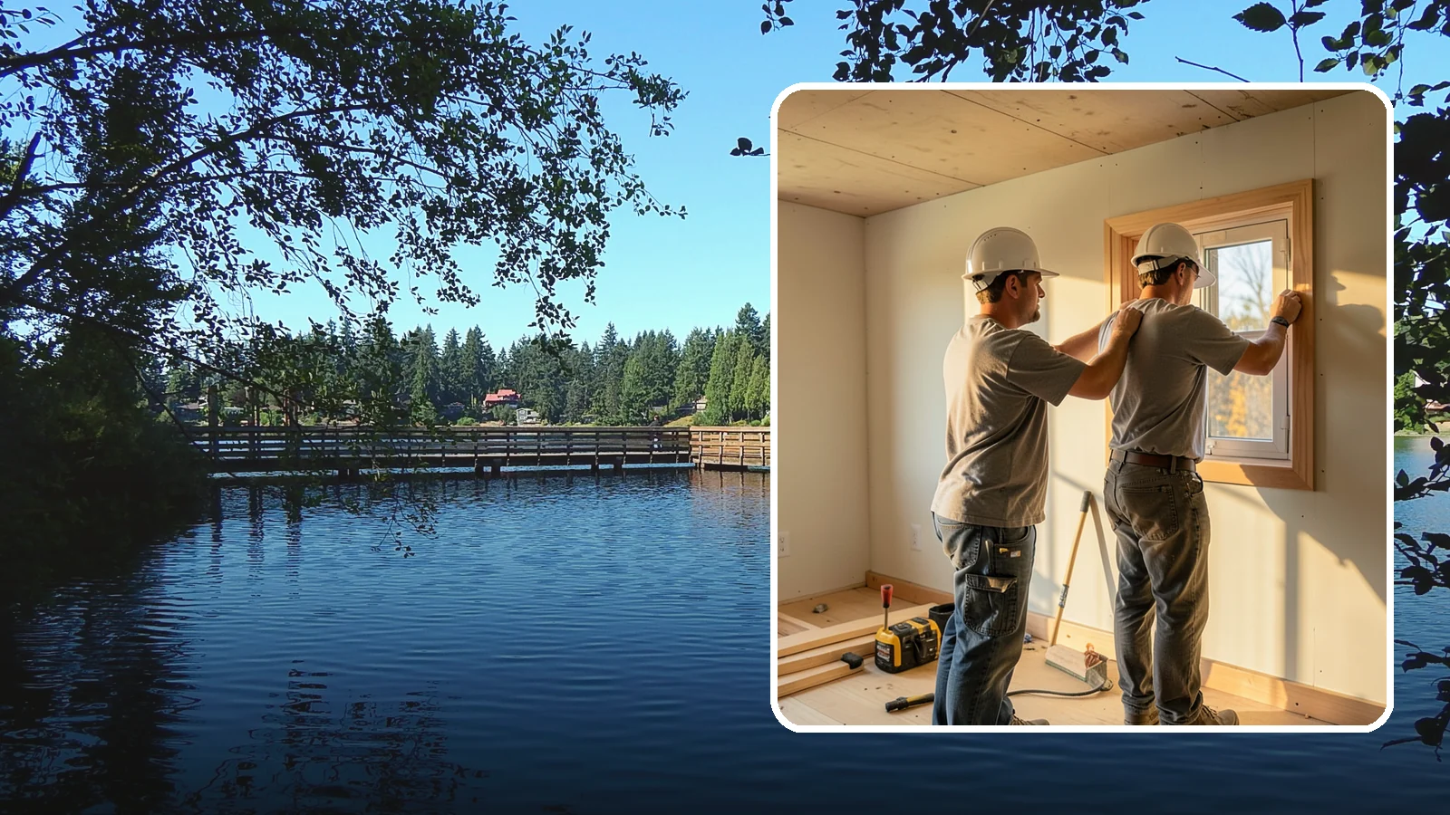 Egress Window Installation in Federal Way, King County, WA - Installing code-compliant egress windows that provide a safe exit and legal bedroom light in basements and lower levels.