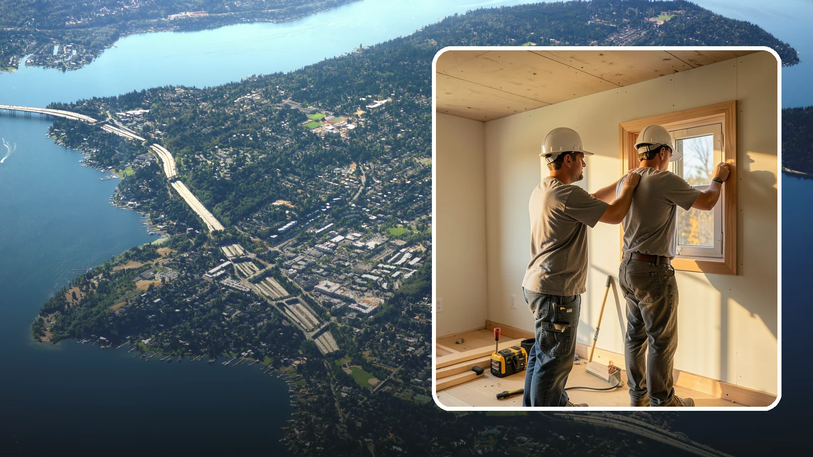 Egress Window Installation in Mercer Island, King County, WA - Installing code-compliant egress windows that provide a safe exit and legal bedroom light in basements and lower levels.
