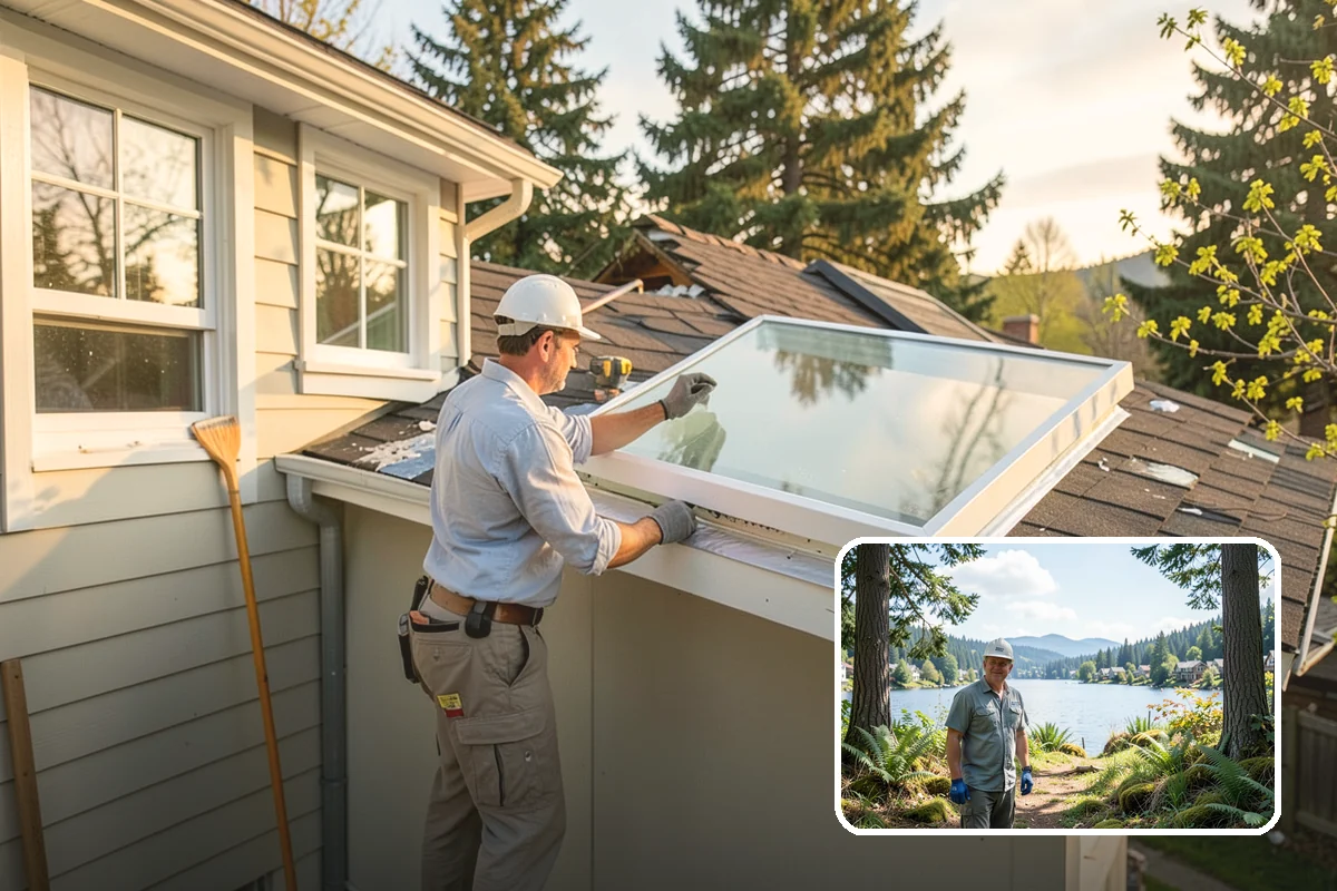 Egress Window Installation in Milton, King County, WA - Meets safety codes for basement bedrooms