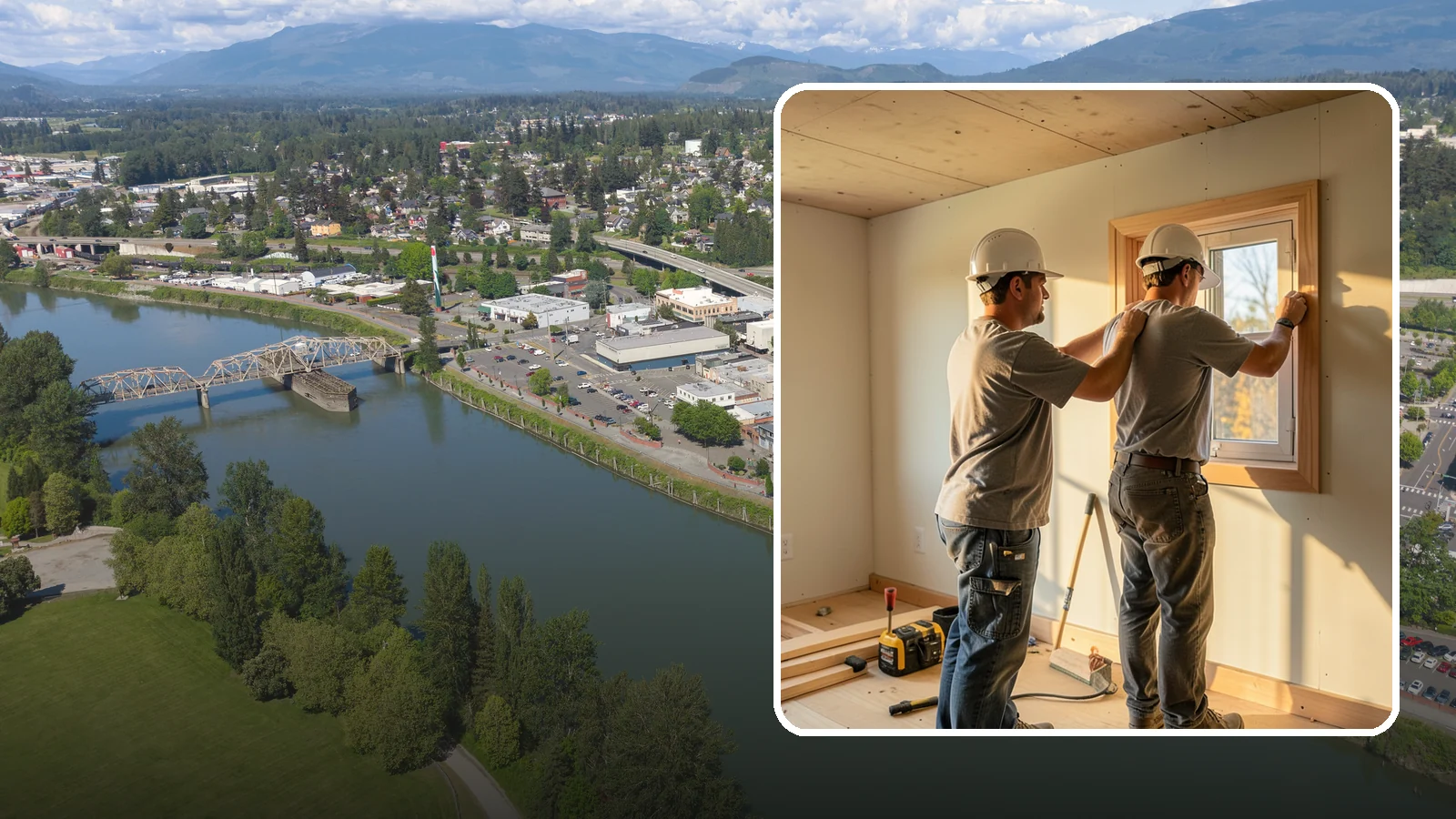 Egress Window Installation in Mount Vernon, Skagit County, WA - Installing code-compliant egress windows that provide a safe exit and legal bedroom light in basements and lower levels.