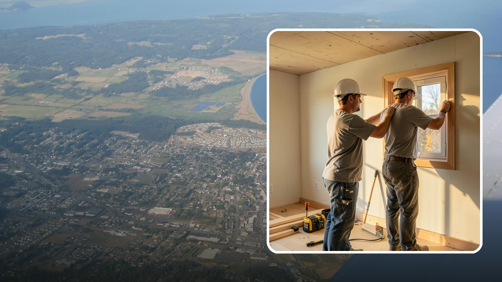 Egress Window Installation in Oak Harbor, Island County, WA - Installing code-compliant egress windows that provide a safe exit and legal bedroom light in basements and lower levels.