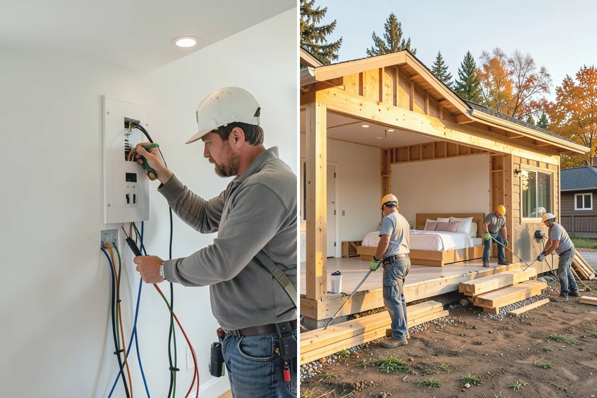 Electric Fireplace Installation in Auburn, King County, WA - Select the unit and plan placement