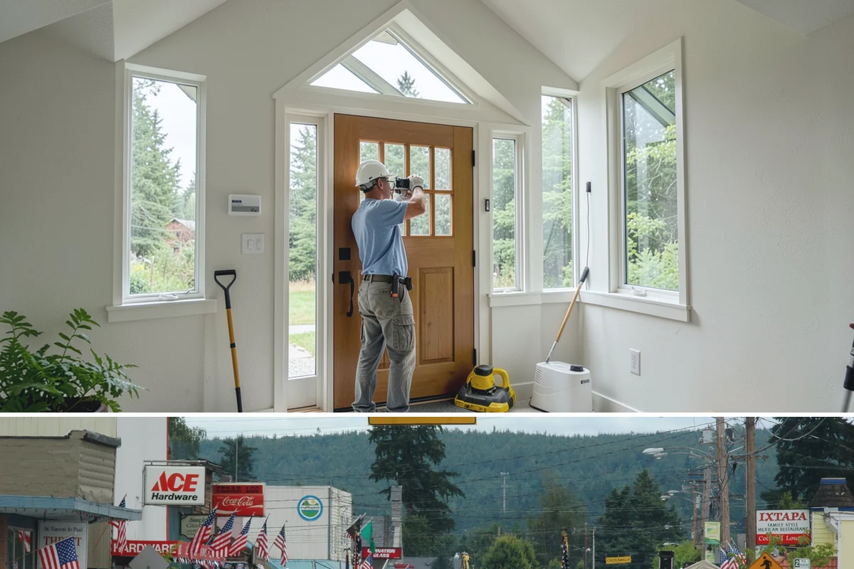 Electric Fireplace Installation in Carnation, King County, WA - Electric fireplace installs happen year-round, with fall a favorite time to add warmth before winter evenings set in.