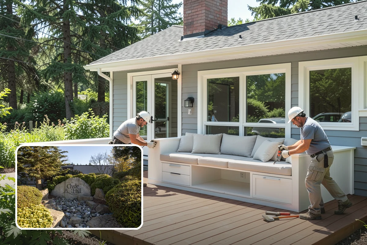 Electric Fireplace Installation in Clyde Hill, King County, WA - Adds ambiance without venting
