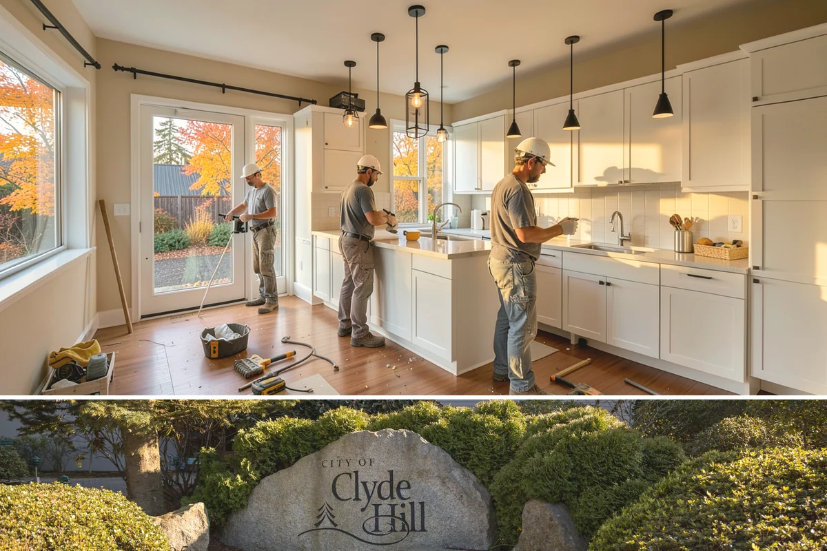 Electric Fireplace Installation in Clyde Hill, King County, WA - Electric fireplace installs happen year-round, with fall a favorite time to add warmth before winter evenings set in.
