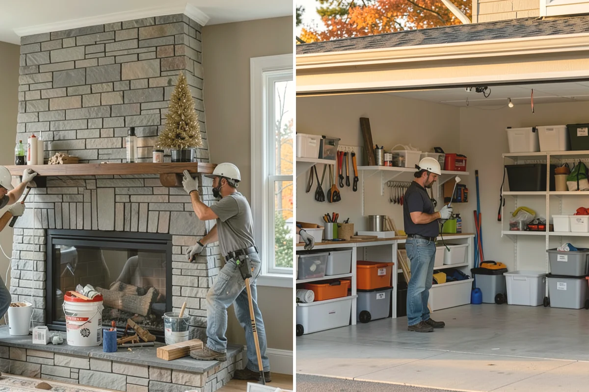 Electric Fireplace Installation in Duvall, King County, WA - Select the unit and plan placement