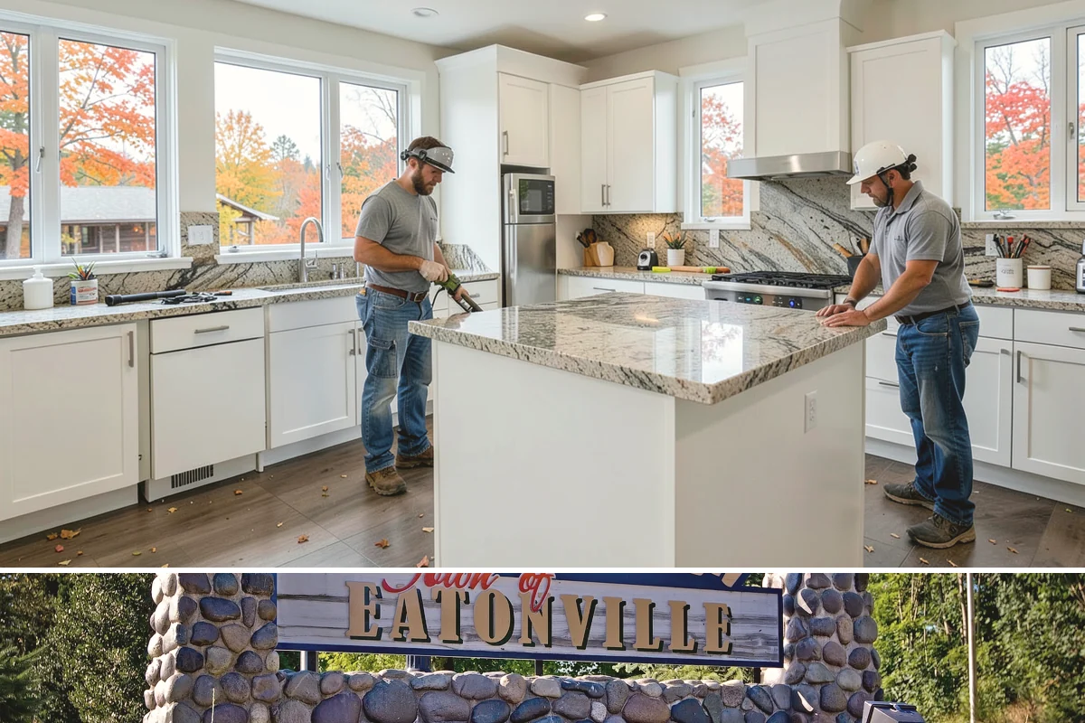 Electric Fireplace Installation in Eatonville, Pierce County, WA - Electric fireplace installs happen year-round, with fall a favorite time to add warmth before winter evenings set in.