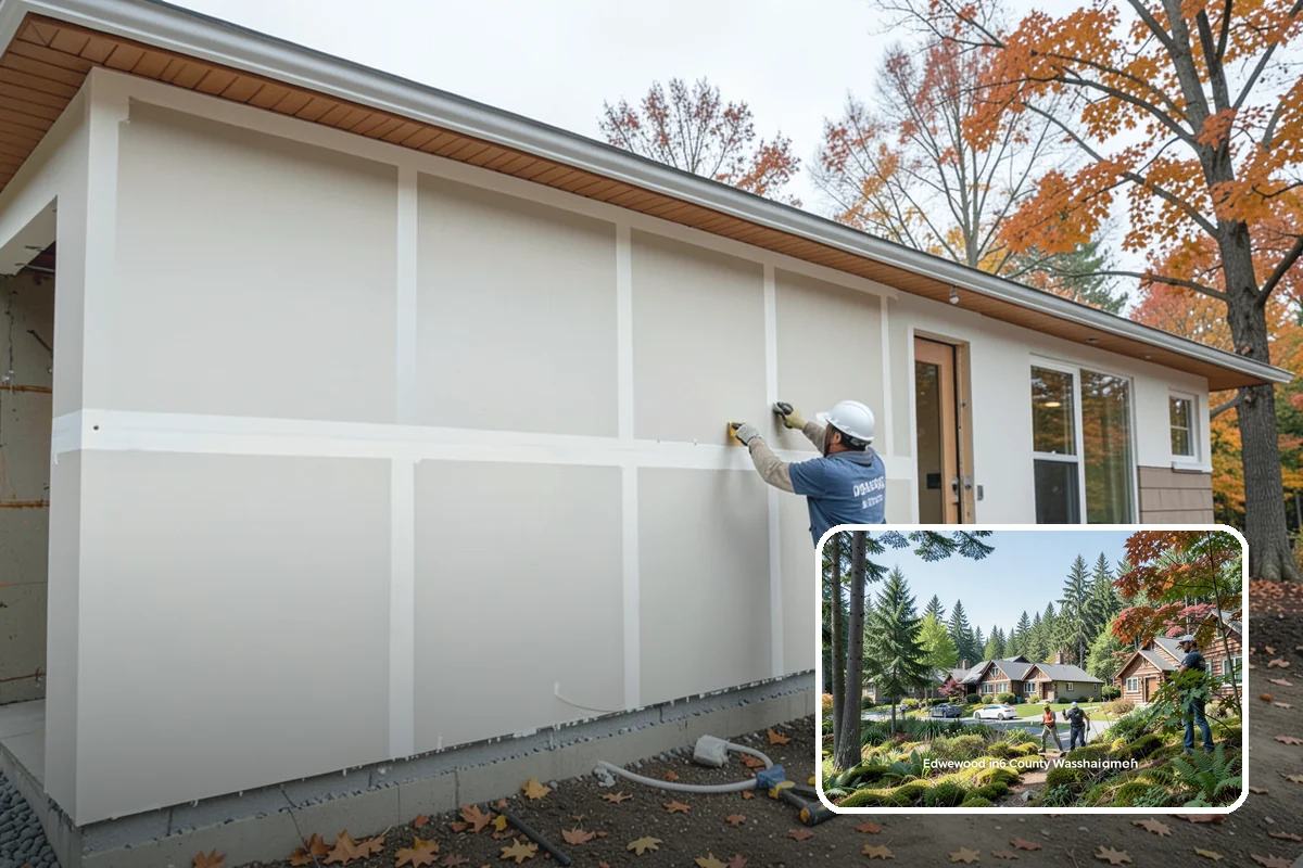 Electric Fireplace Installation in Edgewood, Pierce County, WA - Adds ambiance without venting