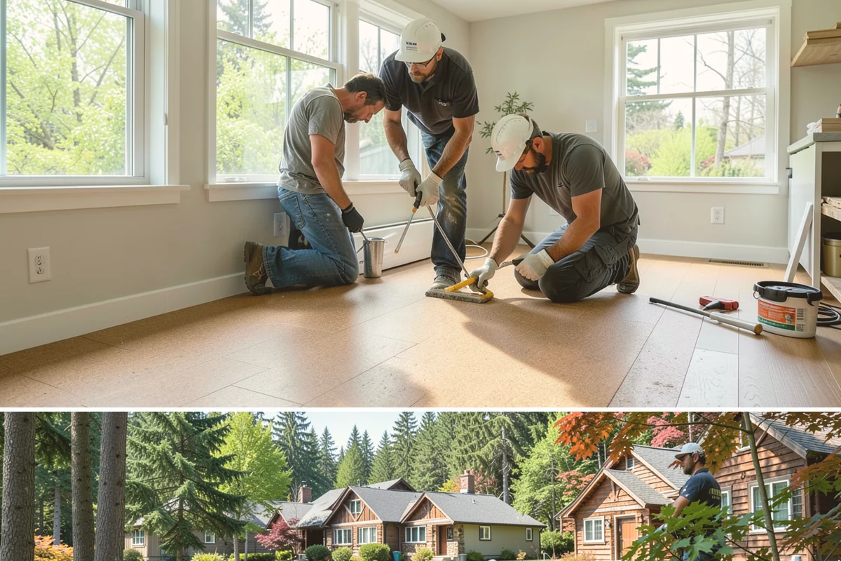Electric Fireplace Installation in Edgewood, Pierce County, WA - Electric fireplace installs happen year-round, with fall a favorite time to add warmth before winter evenings set in.