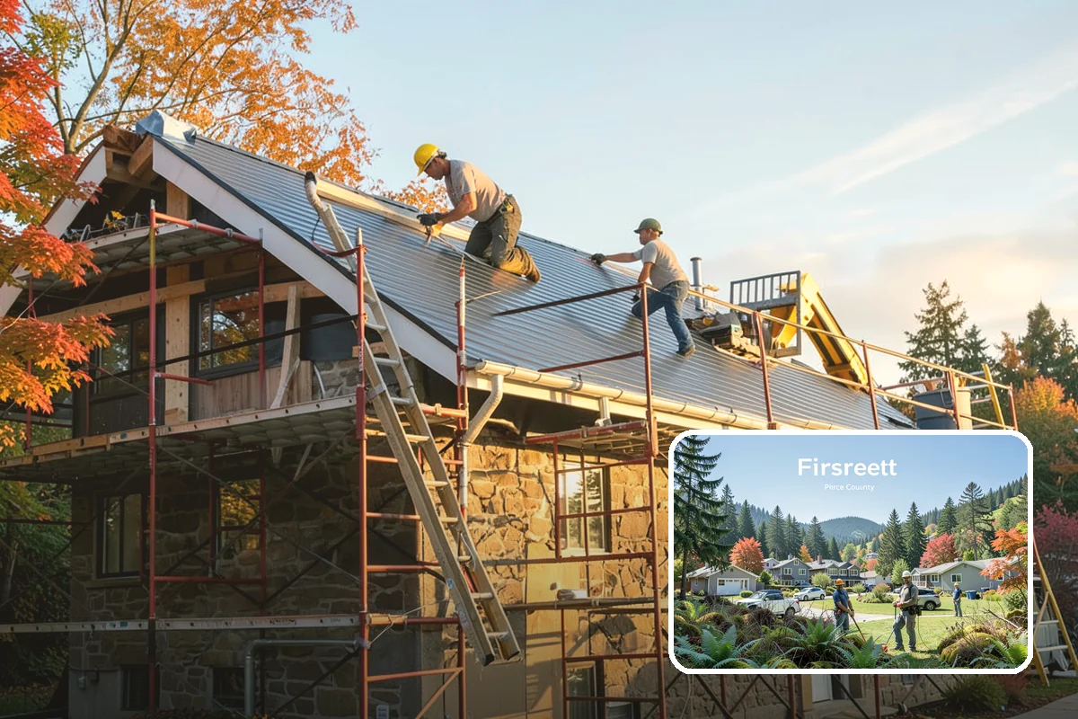 Electric Fireplace Installation in Fircrest, Pierce County, WA - Adds ambiance without venting