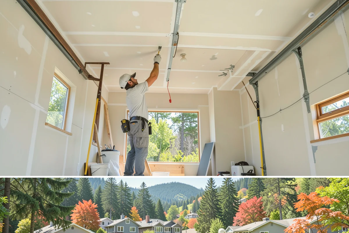 Electric Fireplace Installation in Fircrest, Pierce County, WA - Electric fireplace installs happen year-round, with fall a favorite time to add warmth before winter evenings set in.