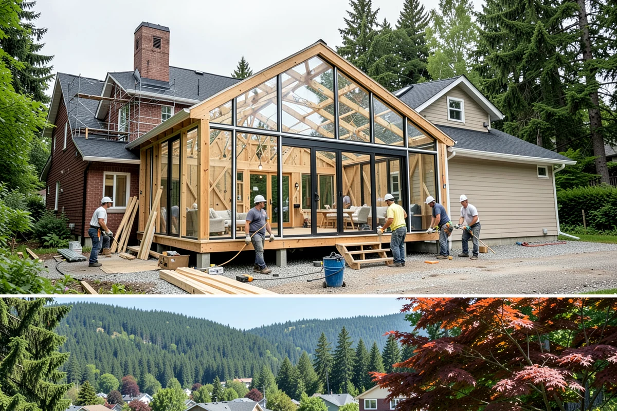Electric Fireplace Installation in Index, Snohomish County, WA - Electric fireplace installs happen year-round, with fall a favorite time to add warmth before winter evenings set in.