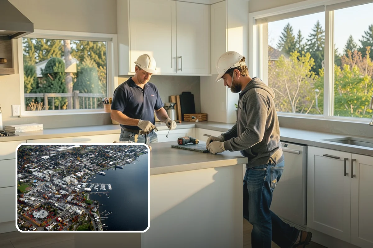 Electric Fireplace Installation in Kirkland, King County, WA - Adds ambiance without venting