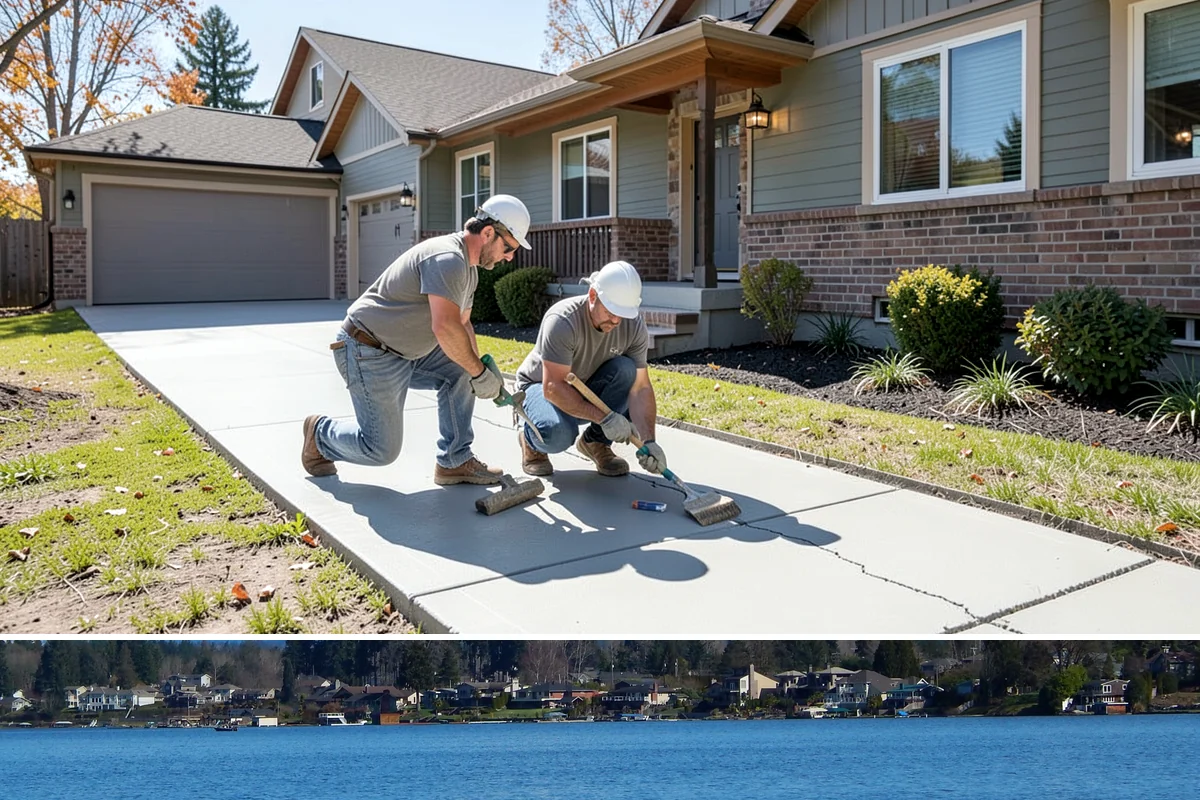 Electric Fireplace Installation in Lake Stevens, Snohomish County, WA - Electric fireplace installs happen year-round, with fall a favorite time to add warmth before winter evenings set in.