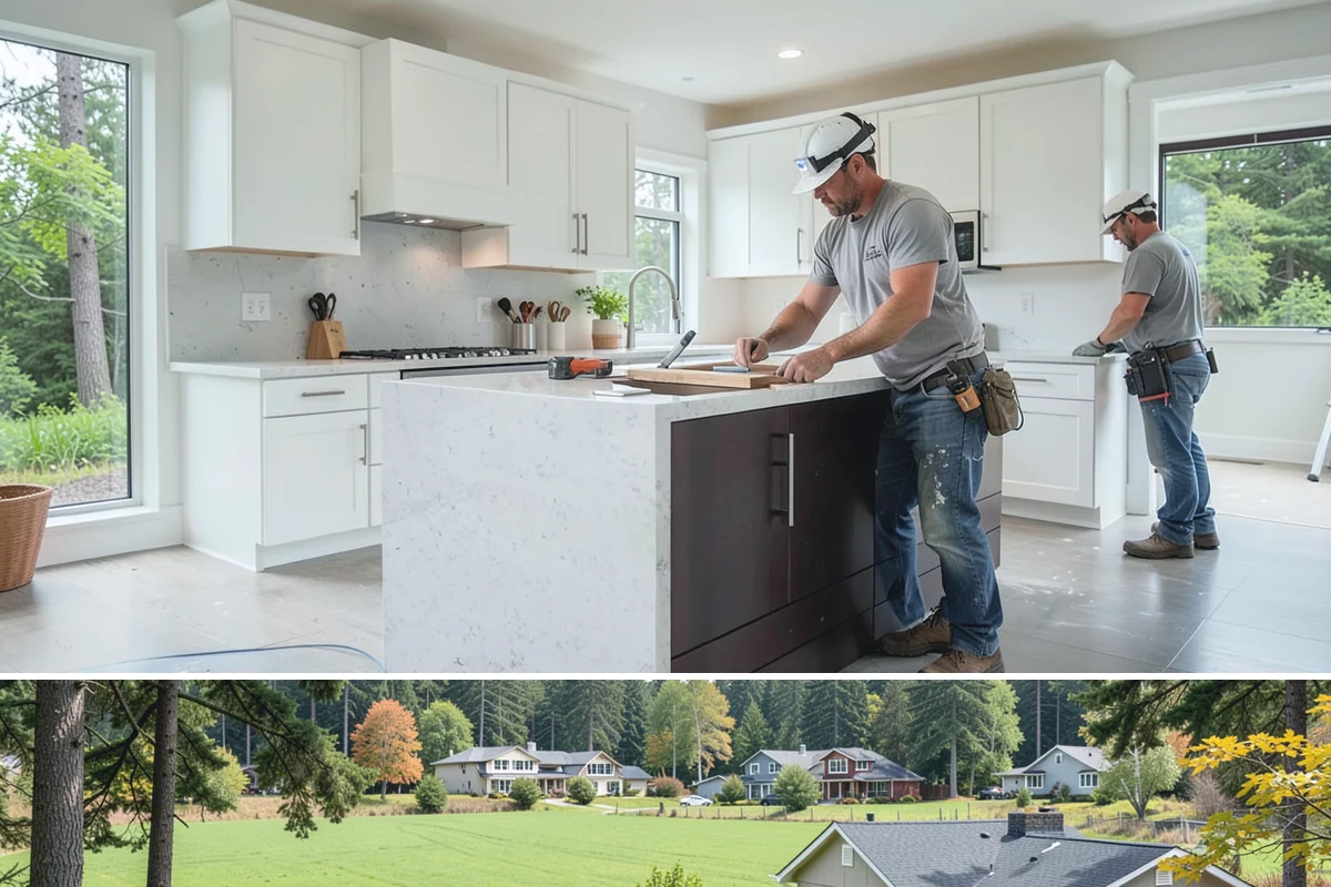 Electric Fireplace Installation in Lyman, Skagit County, WA - Electric fireplace installs happen year-round, with fall a favorite time to add warmth before winter evenings set in.