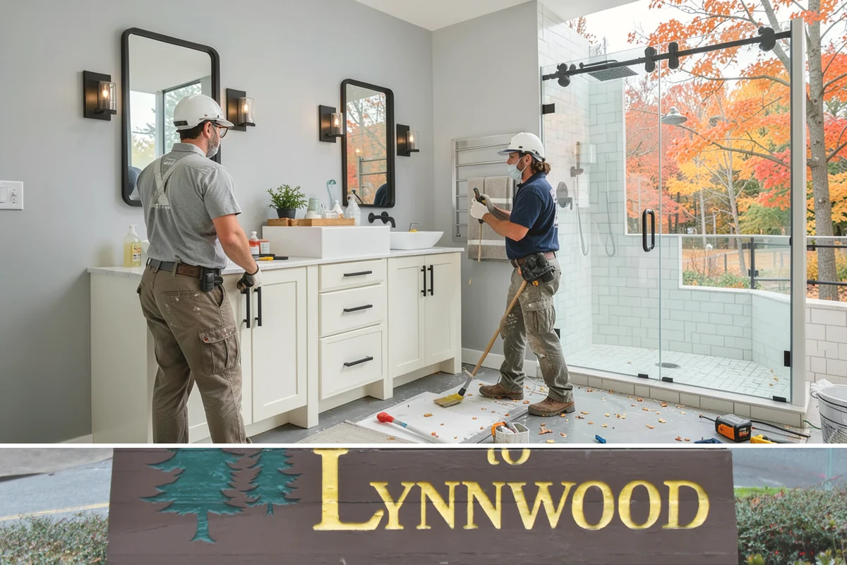 Electric Fireplace Installation in Lynnwood, Snohomish County, WA - Electric fireplace installs happen year-round, with fall a favorite time to add warmth before winter evenings set in.